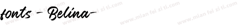 fonts - Belina字体转换